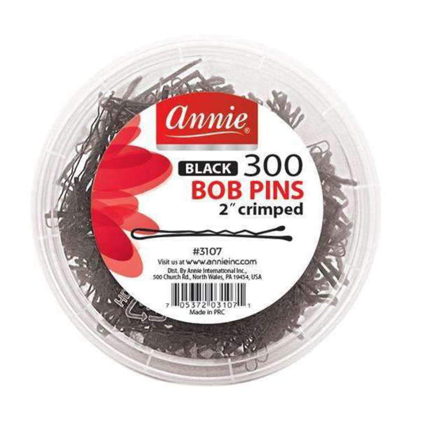 Annie Bob Pins 2 300ct Black Curly Gurl Luv Beauty Supply