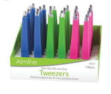 Almine Tweezers with Silicone Grip