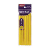 BARRAS FLEXIBLES ROJAS DE 7" Y 3/8" PAQUETE DE 6 PIEZAS AMARILLAS