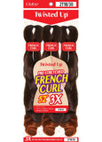 Outre Twisted Up Pre-Stretched French Curl Braiding Hair 3X- 52