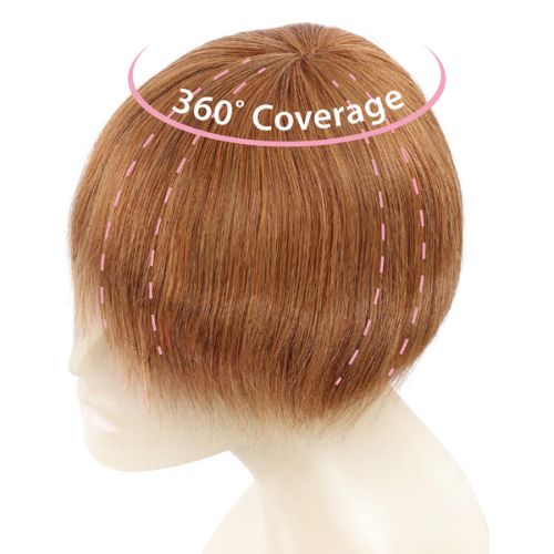 H-Topper Veloce Clip-In Human Hair Topper  9" - By Eve Hair