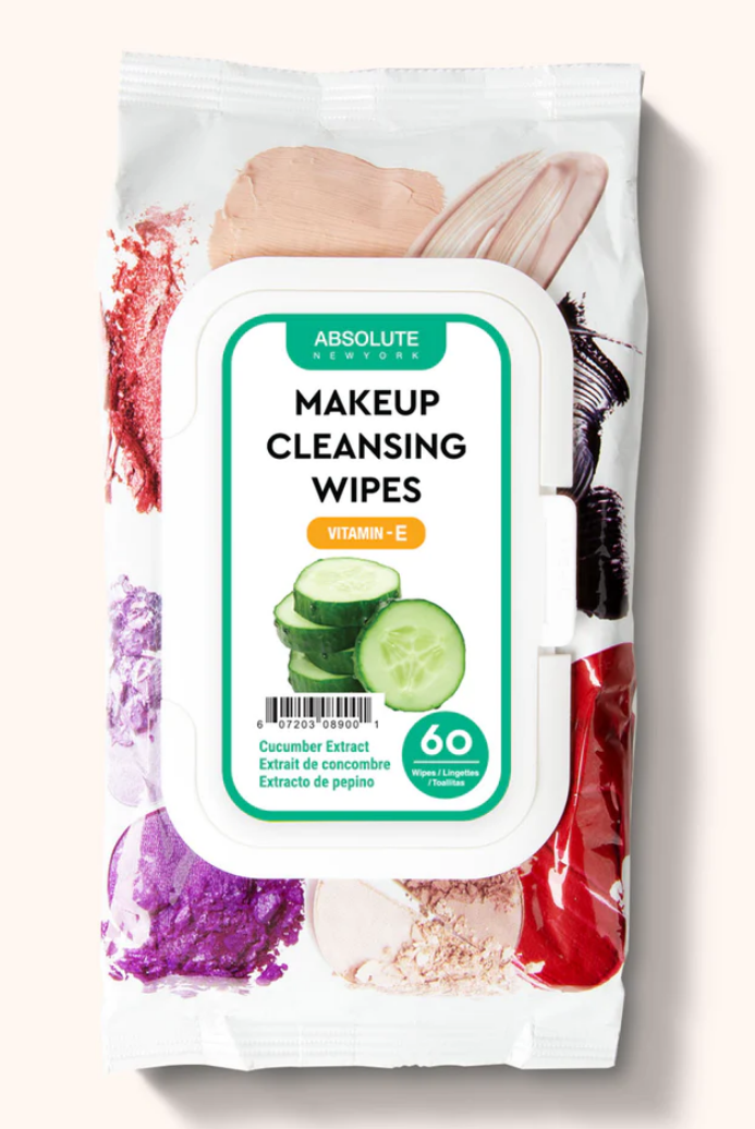 ABSOLUTE NEW YORK Makeup Cleansing Wipes- Cucumber