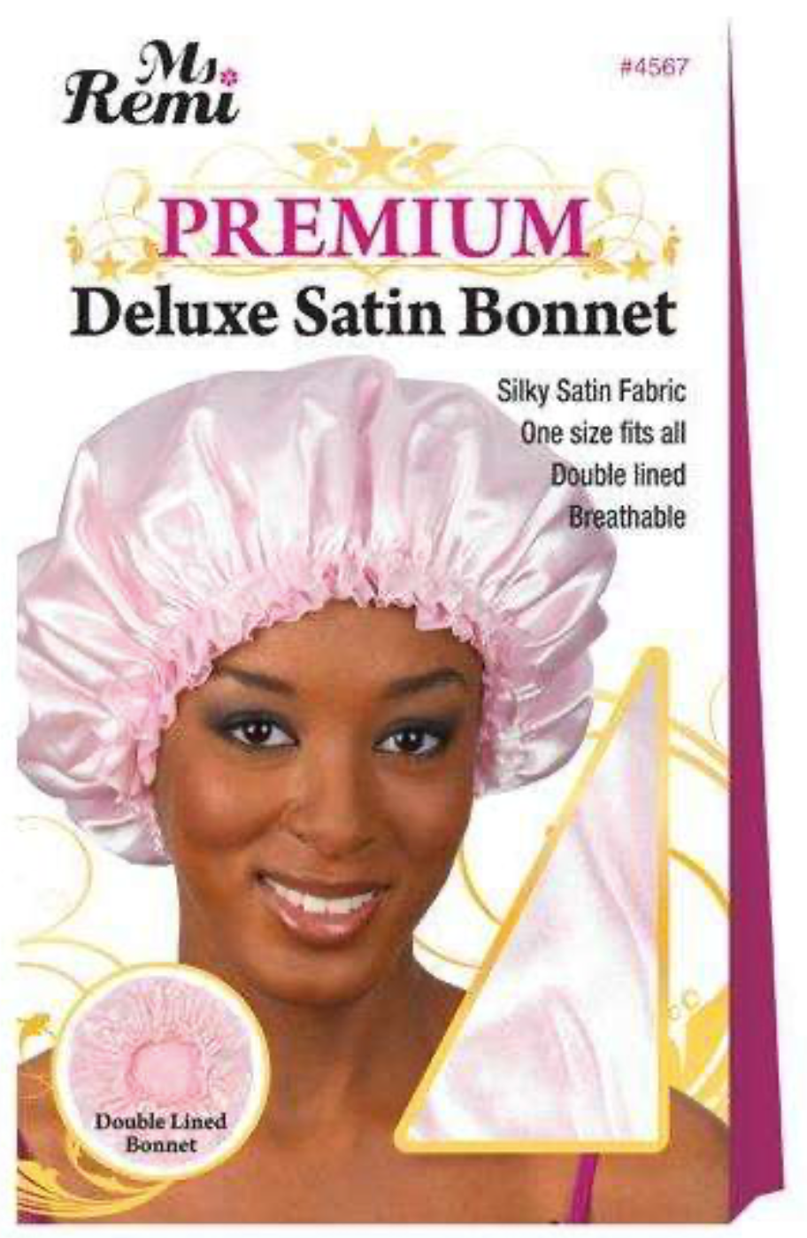Annie Ms. Remi Deluxe Satin Bonnet Asst Color 04566