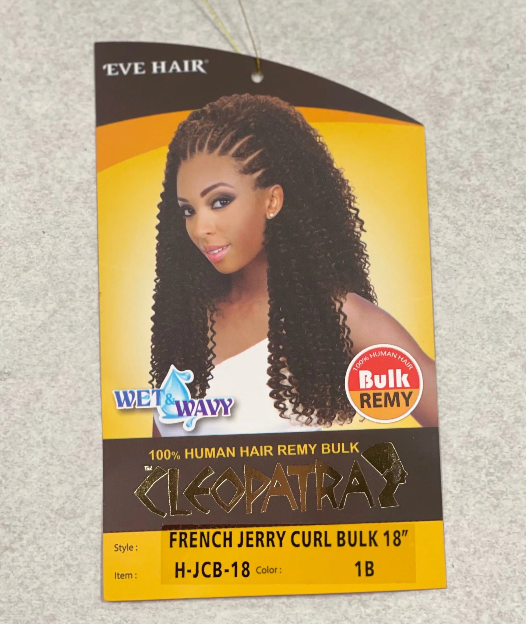 EVE CLEOPATRA FRENCH JERRY CURL BULK 100% HUMAN HAIR 18 (HUMAN BRAIDI –  Curly Gurl Luv Beauty Supply