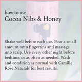 CAMILLE ROSE COCOA NIBS & HONEY ULTIMATE GROWTH SERUM- 8 OZ