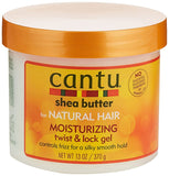 CANTU SHEA BUTTER FOR NATURAL HAIR MOISTURIZING TWIST & LOCK GEL- 13 OZ