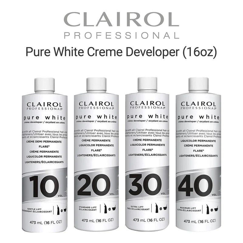 CLAIROL PURE WHITE CREME DEVELOPER (16OZ)