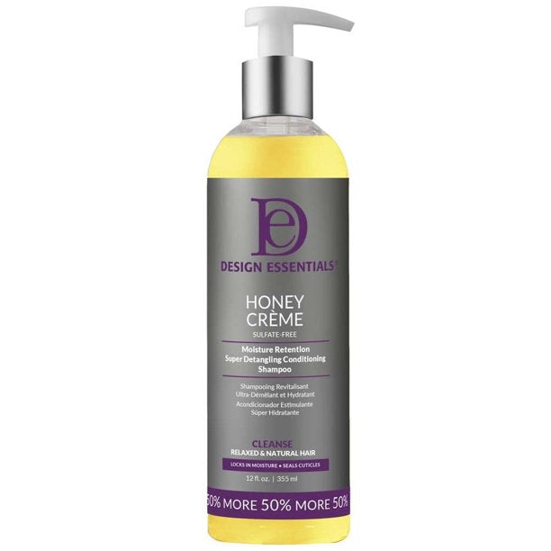 Design Essentials Honey Creme Retention Shampoo Cleanse- 12 OZ