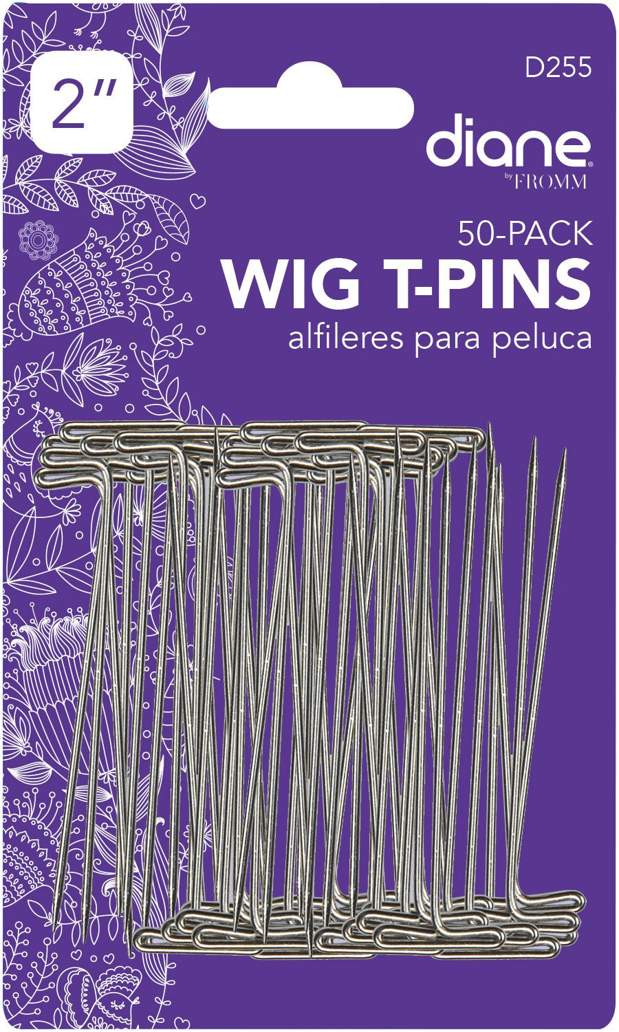 Diane 2IN Wig T-Pins-50CT (D255)
