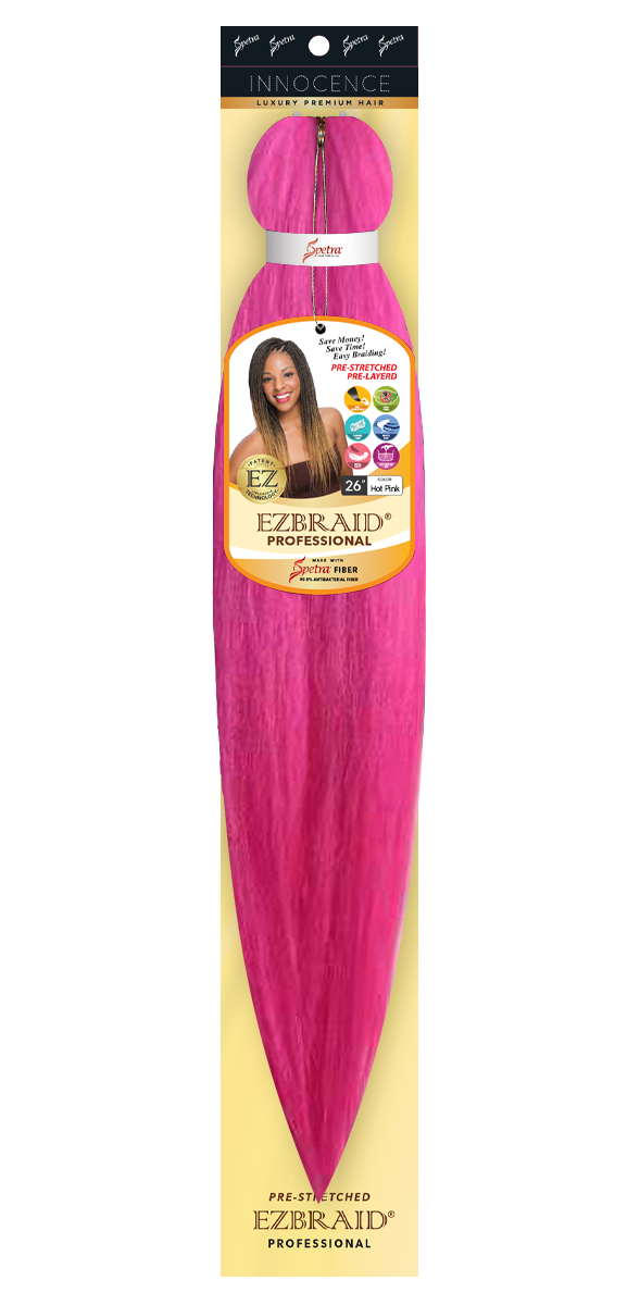 EZBRAID ANTI-BACTERIAL PRE-STRETCHED HAIR 26"- SINGLE PACK