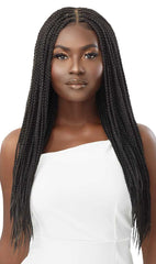 Ready to ship 26 inches frontal unit, sisi wavy knotless braided