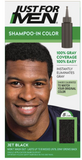 Just For Men Shampoo-In Color, Mens Hair Dye with Vitamin E for Stronger Hair - Jet Black, H-60 (Formerly Original Formula