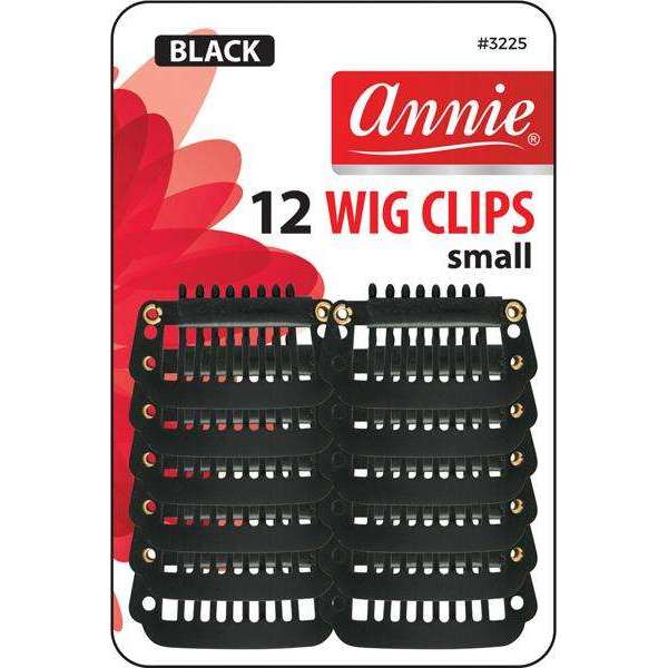 Annie Small Wig Clips- 12ct