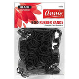Annie #3158 Rubber Bands Asst Size 500Ct Black