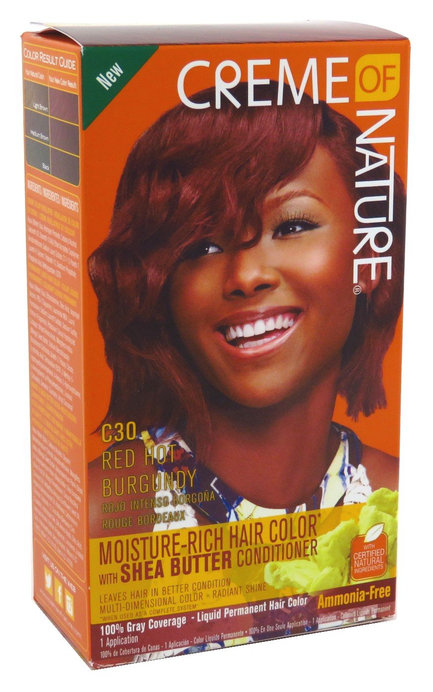 CREME OF NATURE MOISTURE-RICH HAIR COLOR WITH SHEA BUTTER CONDITIONER