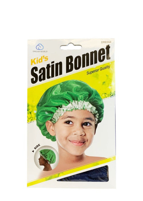 DREAM KID-SATIN W/BAND BONNET
