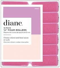 Diane 1 1/4in. Pink Foam Rollers 8pk