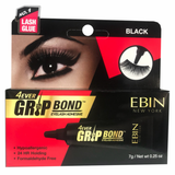 Ebin New York 4ever Grip Bond Eyelash Adhesive Black 0.25 oz